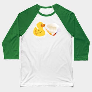 Cooker Duck  Cooking Duckie . Baseball T-Shirt